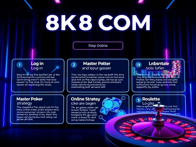 Welcome to 8k8.com/login – your official gateway to a world of thrilling gambling games. Enjoy secure access, exclusive bonuses, and top-rated online casino experiences. Start your adventure today!